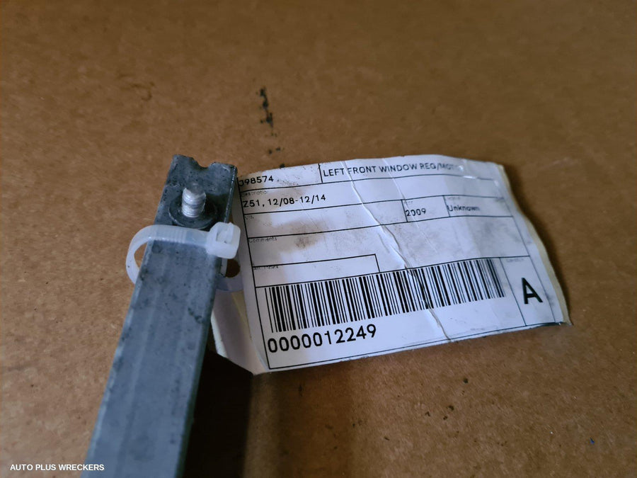 2009 Nissan Murano Left Front Window Reg Motor