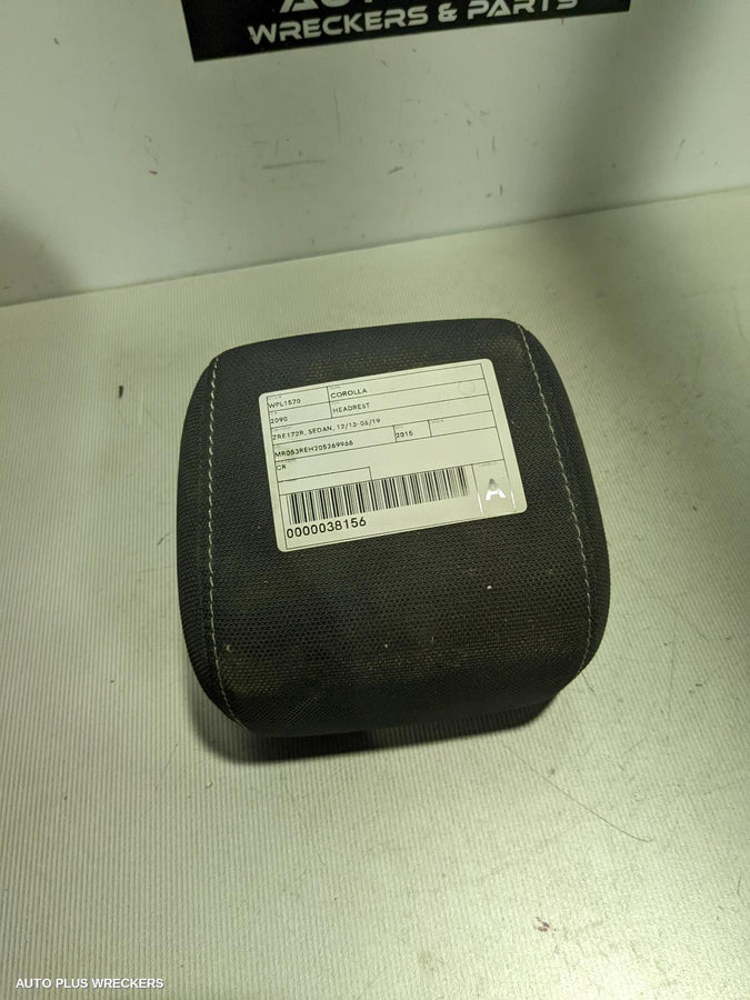 2015 Toyota Corolla Headrest