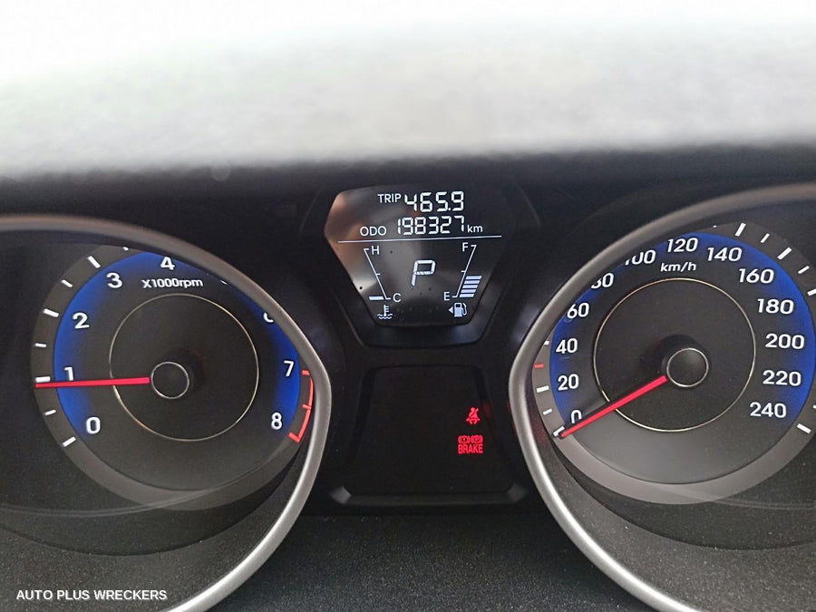 2012 Hyundai Elantra Right Rear Door Sliding