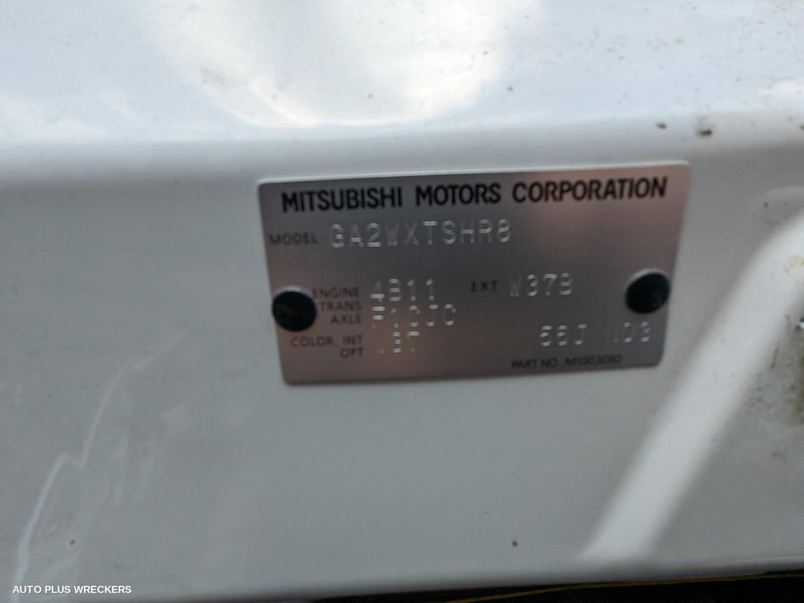 2019 Mitsubishi Asx Right Rear Door Window