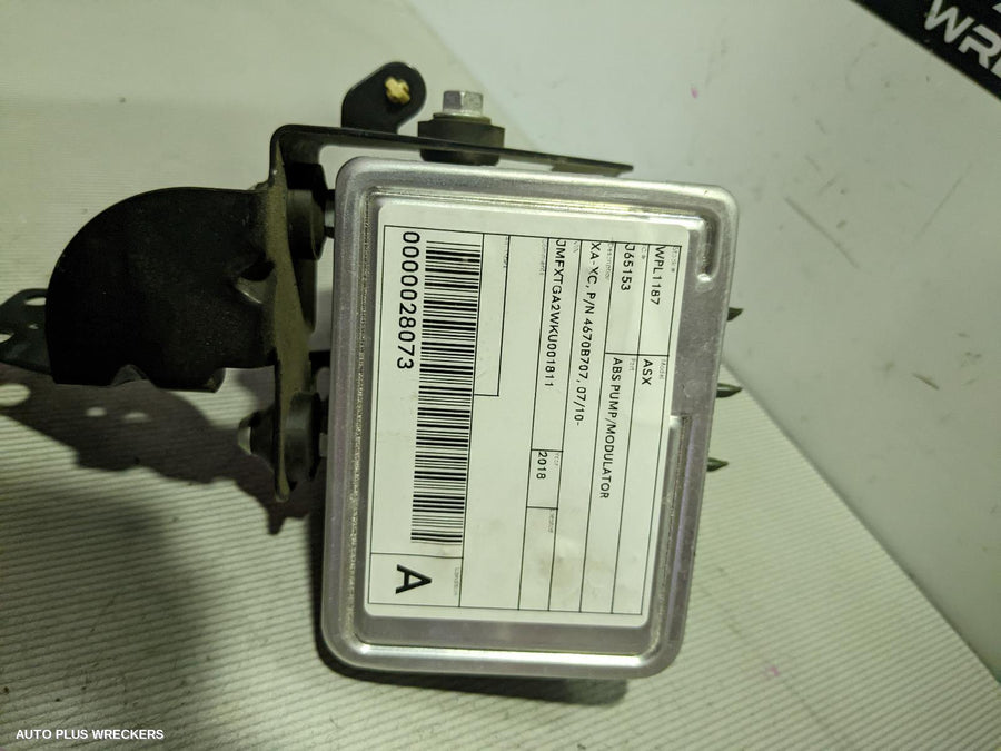 2018 Mitsubishi Asx Abs Pump Modulator