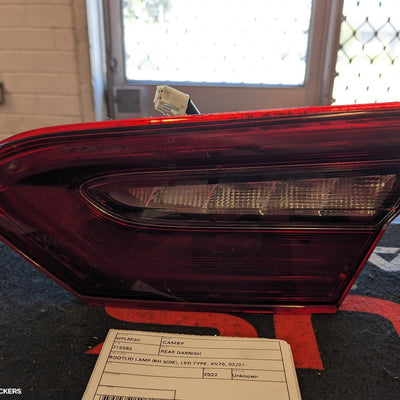 2022 Toyota Camry Rear Garnish