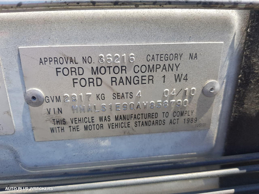 2010 Ford Ranger Wheel Arch Flare