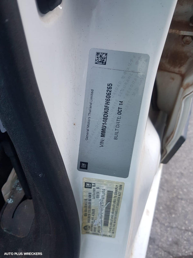 2015 Holden Colorado Door Handle