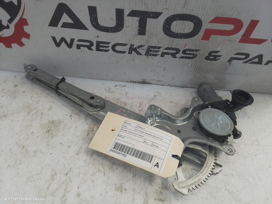 2014-2018 Toyota Corolla Left Front Window Reg Motor