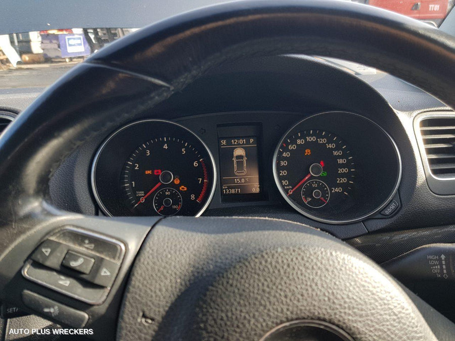 2009 Volkswagen Golf Left Rear Wnd Reg Motor