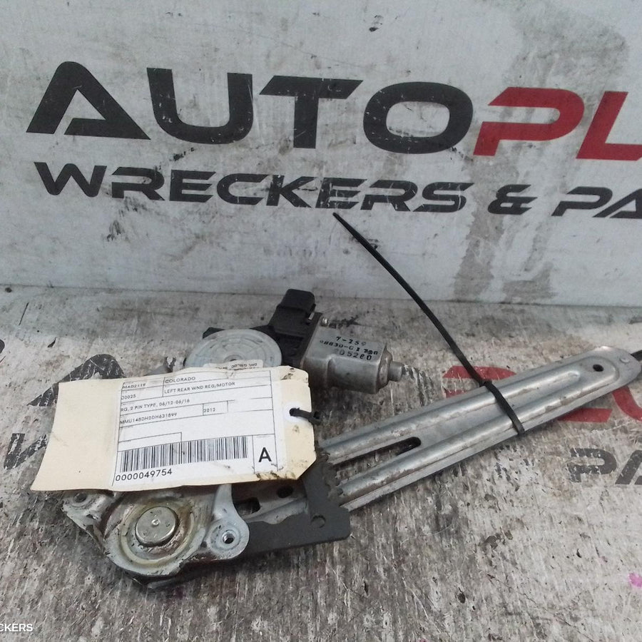 2012-2016 Holden Colorado Left Rear Wnd Reg Motor