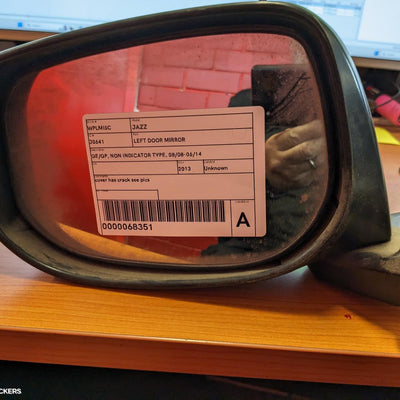 2008-2014 Honda Jazz Left Door Mirror