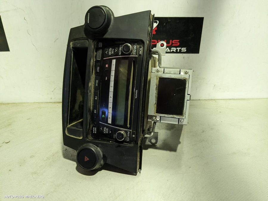 2010 Toyota Kluger Radio Cd Dvd Sat Tv