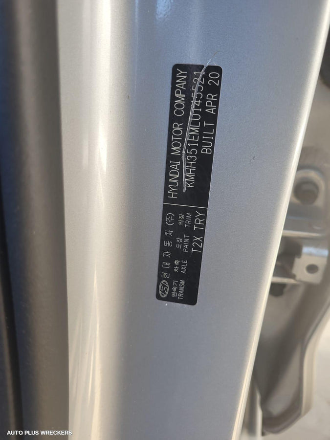 2020 Hyundai I30 Throttle Body