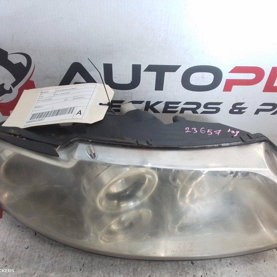 2001 Holden Statesman/caprice Right Headlamp