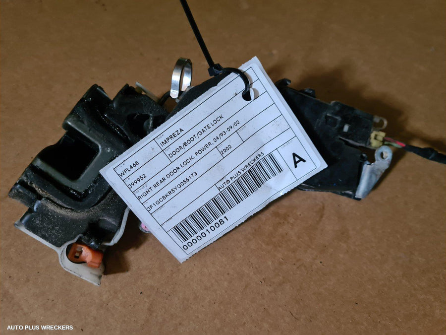 2000 Subaru Impreza Door Boot Gate Lock