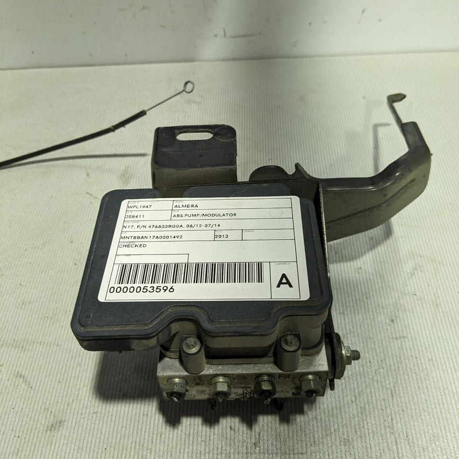 2012-2014 Nissan Almera Abs Pump Modulator
