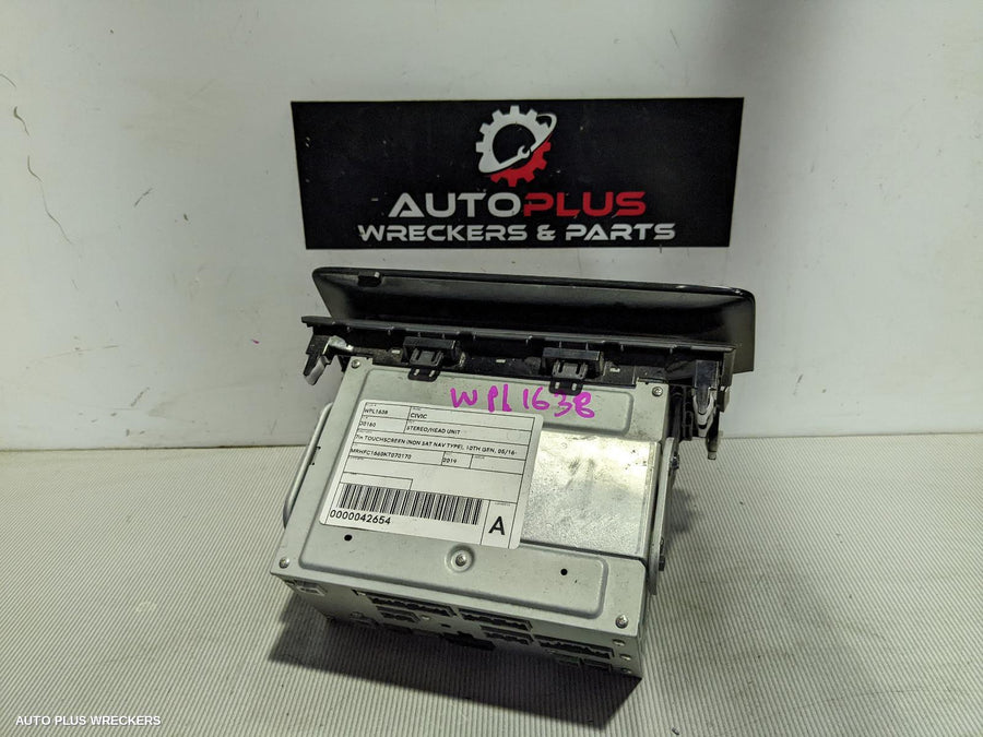 2016-2021 Honda Civic Radio Cd Dvd Sat Tv