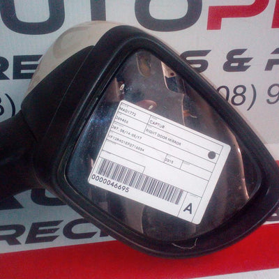 2014-2017 Renault Captur Right Door Mirror