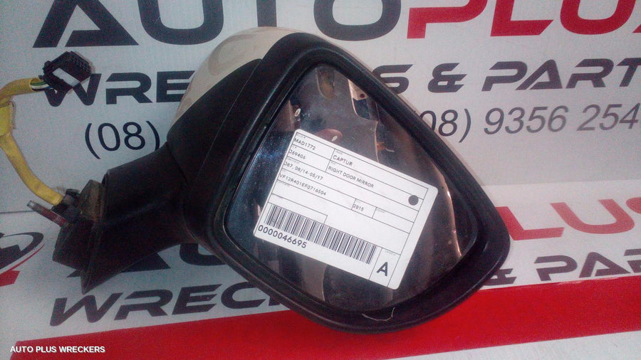 2014-2017 Renault Captur Right Door Mirror