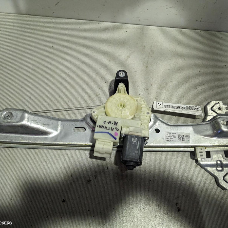 2020 Nissan Qashqai Right Front Window Reg Motor