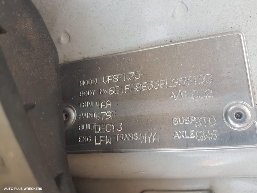 2014 Holden Commodore Heater Ac Controls