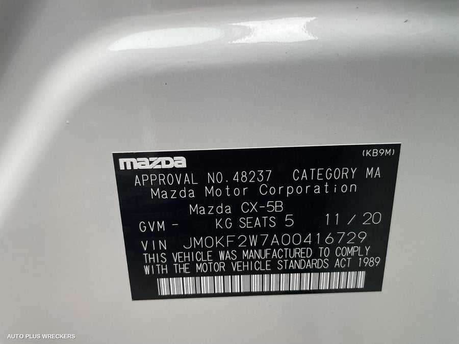 2020 Mazda Cx5 Right Rear Strut