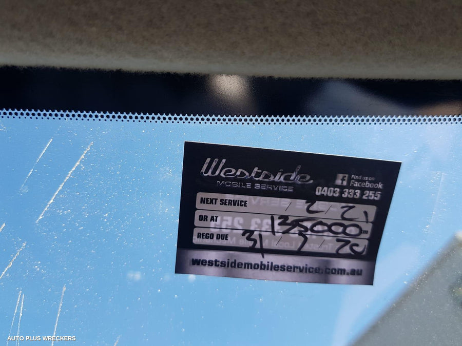 2009 Mazda 2 Left Rear Door Window