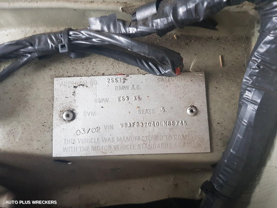 2002 Bmw X5 Rear Garnish