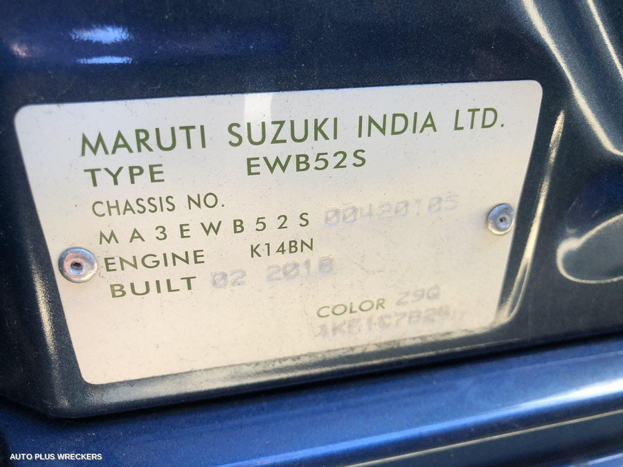 2019 Suzuki Baleno Instrument Cluster