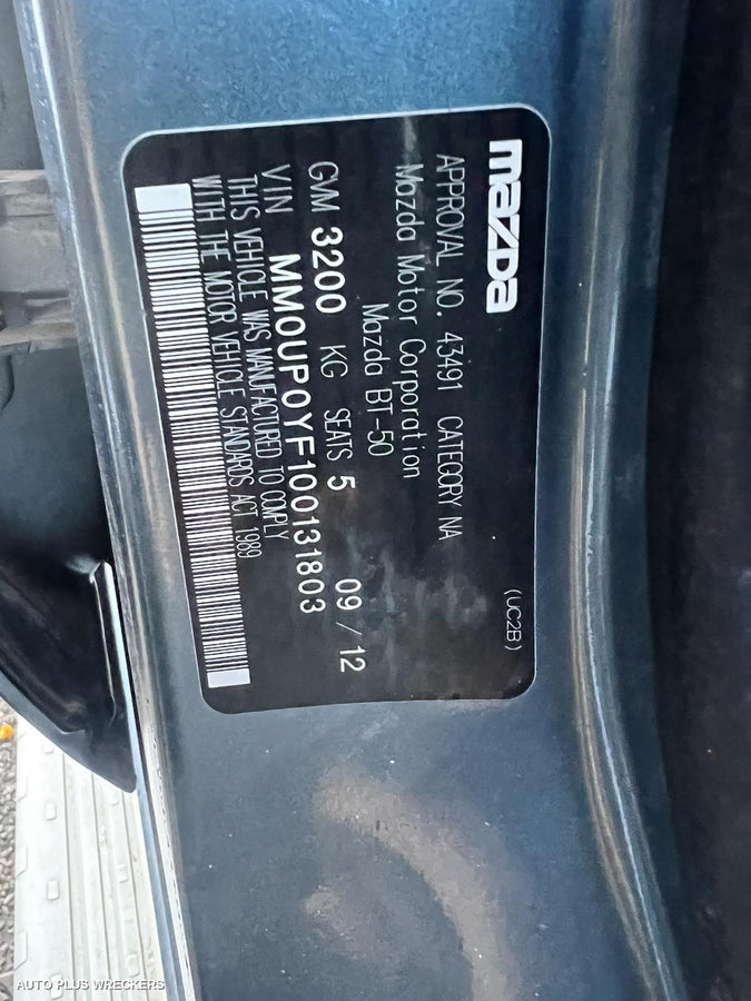 2012 Mazda Bt50 Abs Pump Modulator