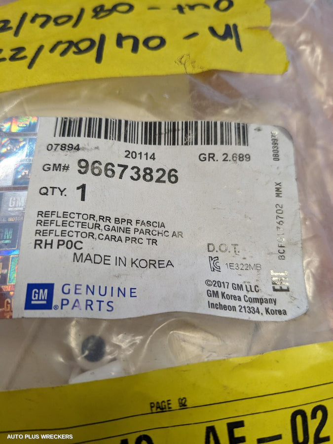 2015 Holden Captiva Right Taillight