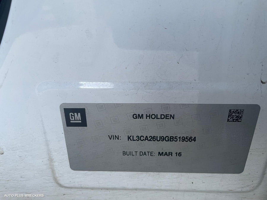 2016 Holden Captiva Trans Gearbox