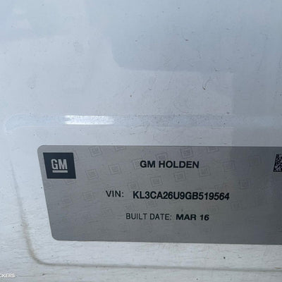 2016 HOLDEN CAPTIVA LEFT FRONT DOOR WINDOW