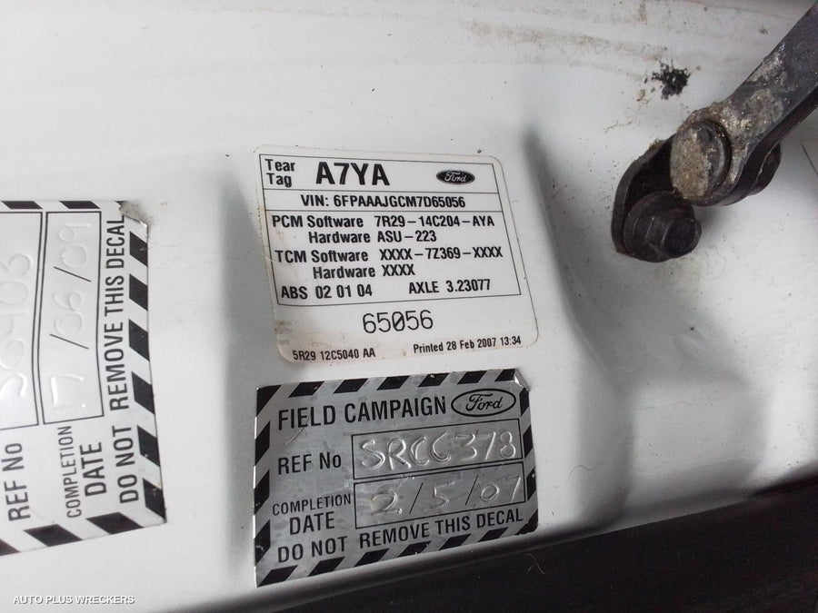 2007 Ford Falcon Starter