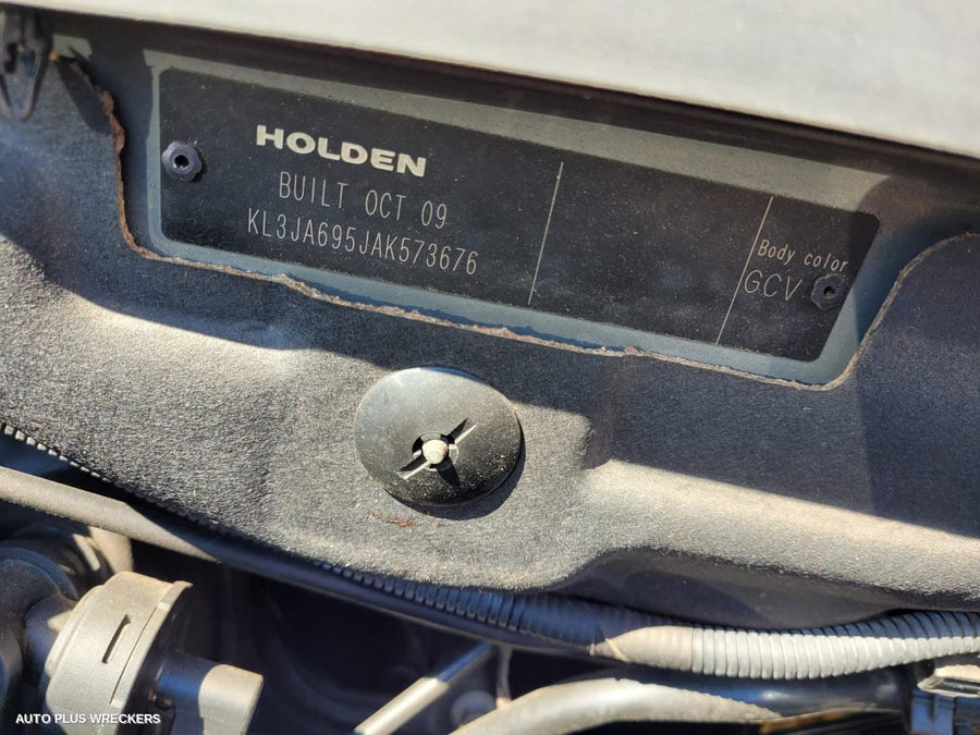 2010 Holden Cruze Trans Gearbox