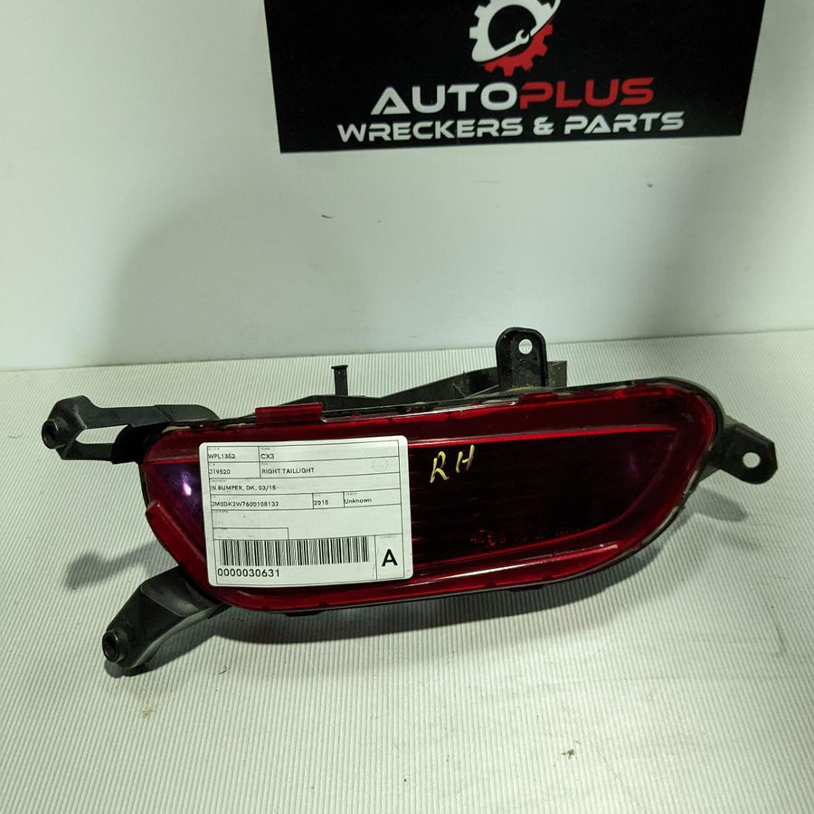 2015-2024 Mazda Cx3 Right Taillight
