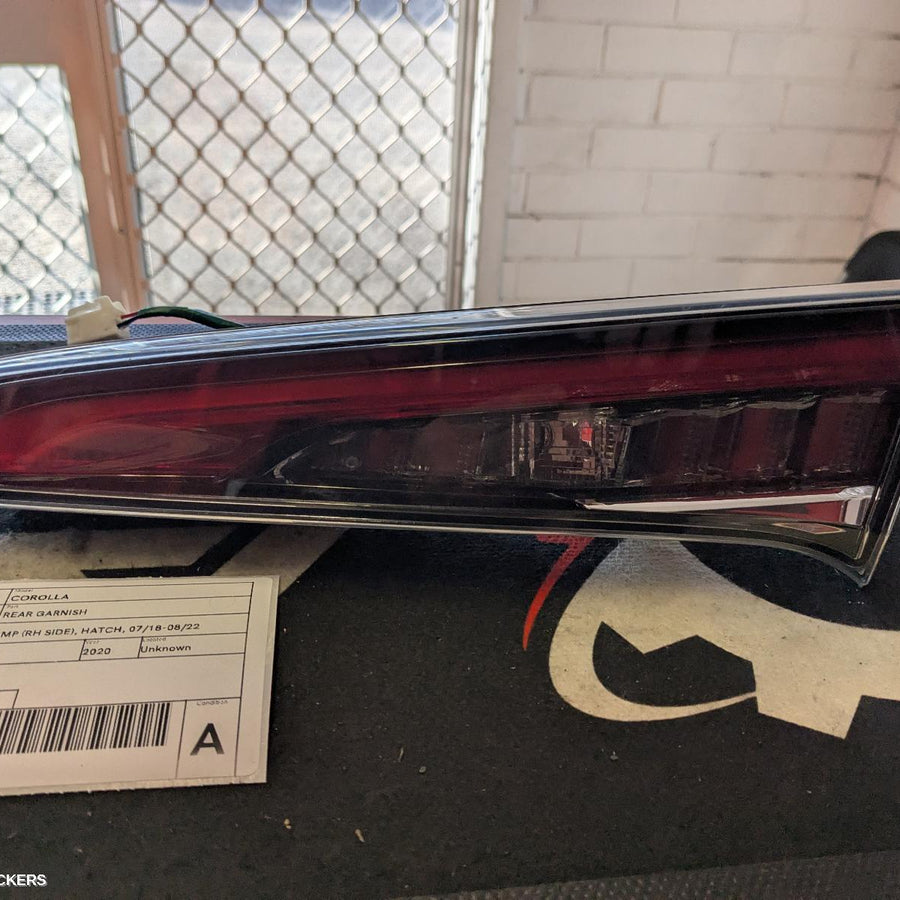 2020 Toyota Corolla Rear Garnish