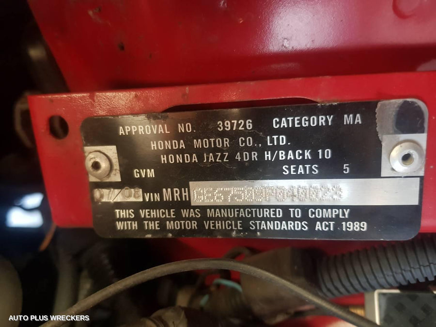 2008 Honda Jazz Left Front Lower Control Arm