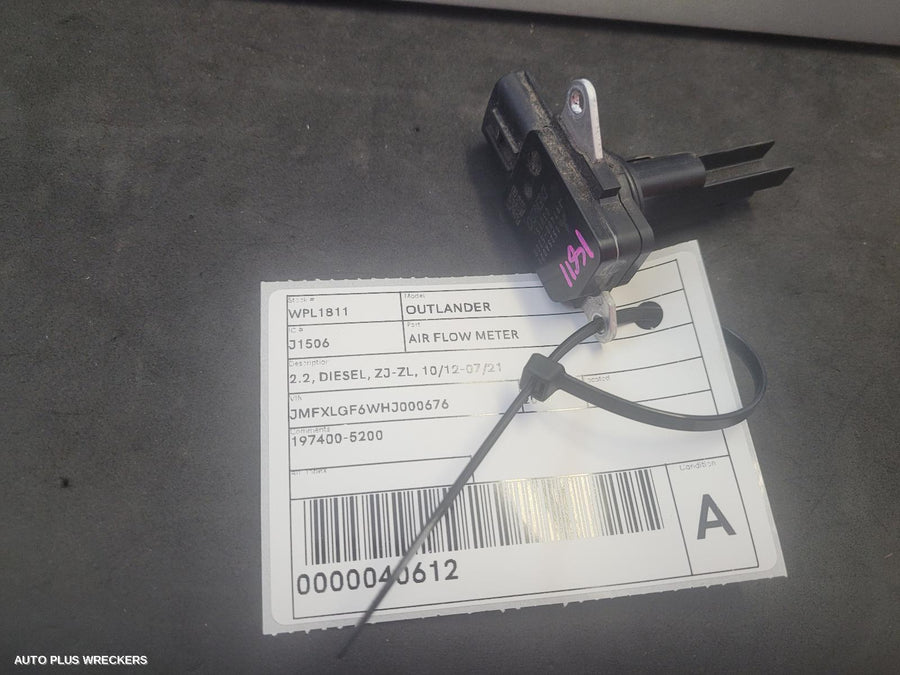 2017 Mitsubishi Outlander Air Flow Meter