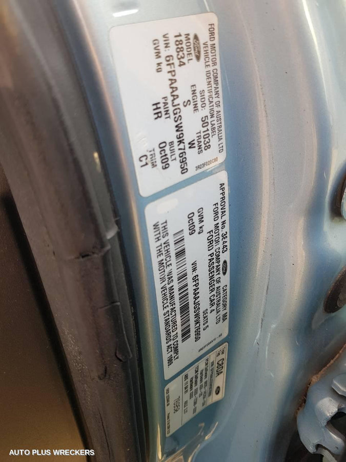 2009 Ford Falcon Right Guard