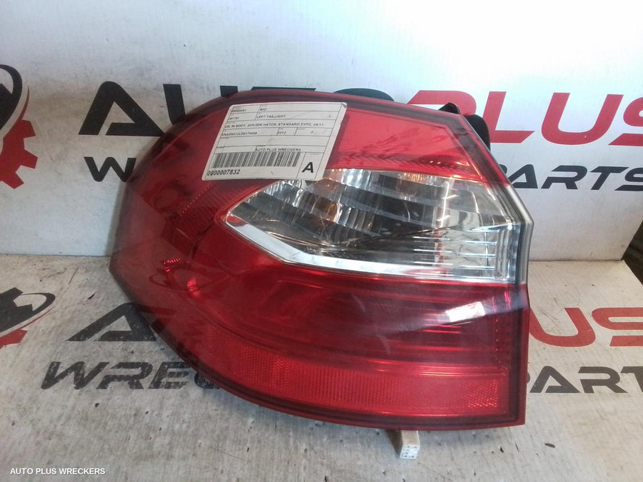 2012 Kia Rio Left Taillight