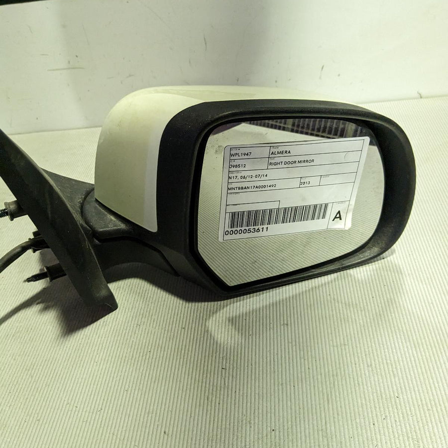 2012-2014 Nissan Almera Right Door Mirror