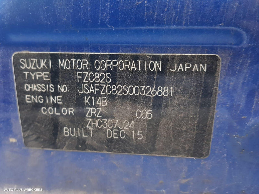 2016 SUZUKI SWIFT DOOR HANDLE
