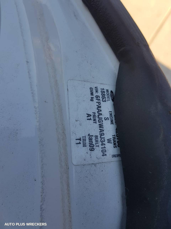 2009 Ford Falcon Bootlid Tailgate