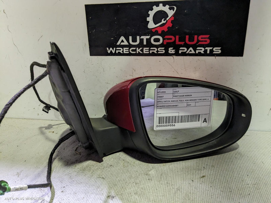 2008-2013 Volkswagen Golf Right Door Mirror