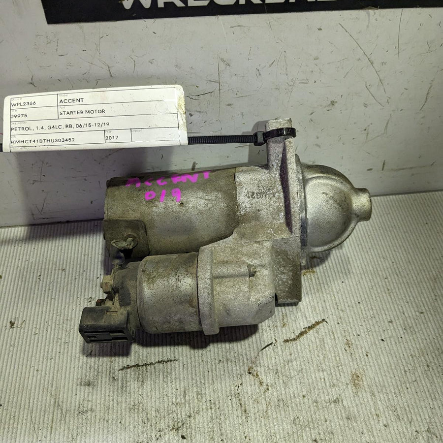 2015-2019 Hyundai Accent Starter