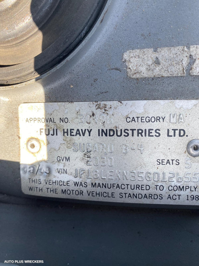 2005 Subaru Liberty Left Door Mirror