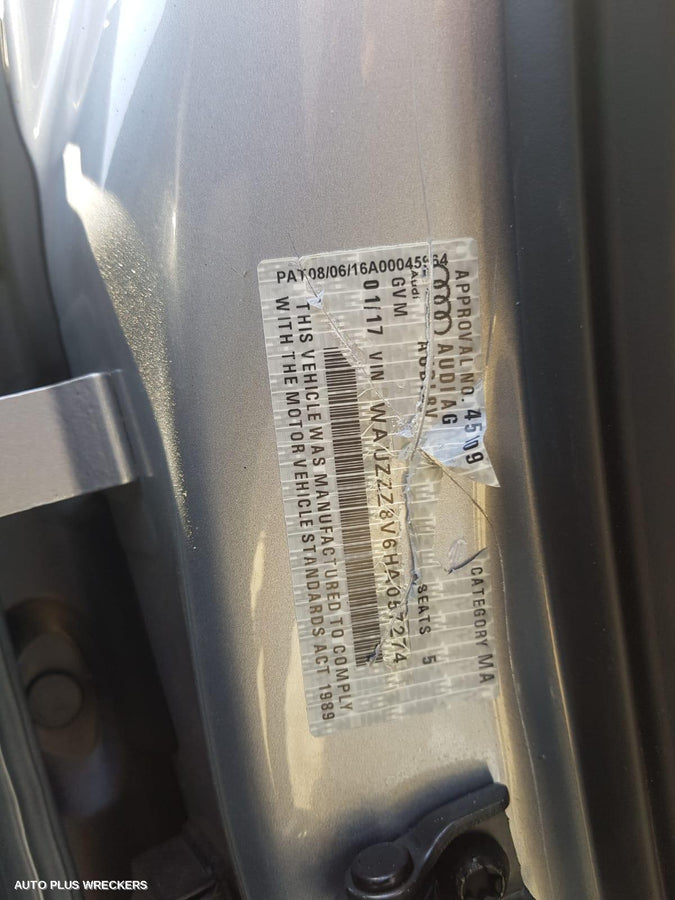 2017 Audi A3 R Bar Bracket Reinfo