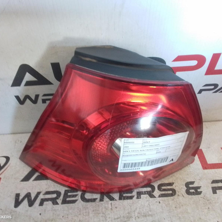 2004-2009 Volkswagen Golf Left Taillight