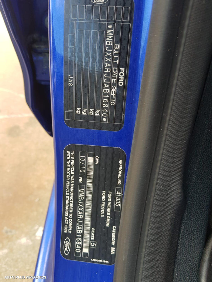 2011 Ford Fiesta Left Guard