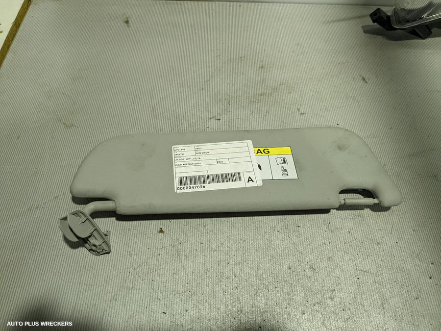 2020 Mg Mg3 Sunvisor