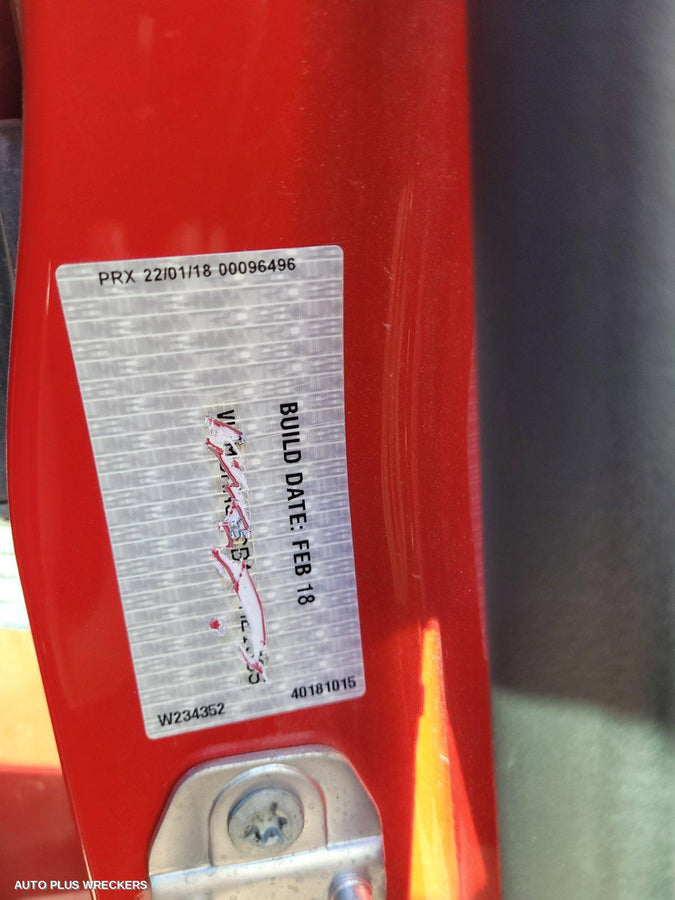 2018 Jeep Compass Left Front Door