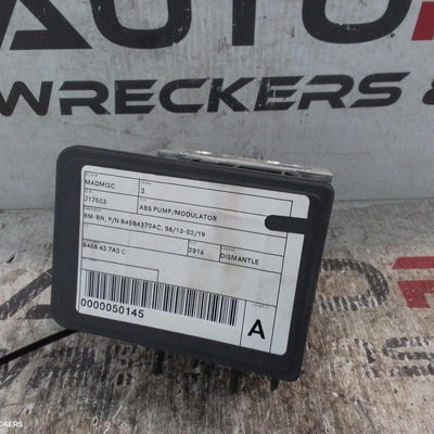 2016 Mazda 3 Abs Pump Modulator